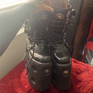 New Rock 8 inch platform boots(as is/no longer made)